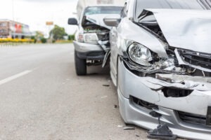 multi-car pile-up