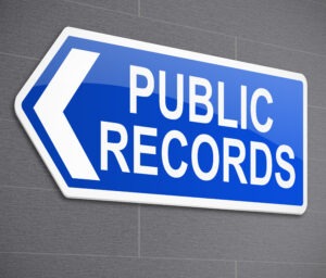 public-records-sign